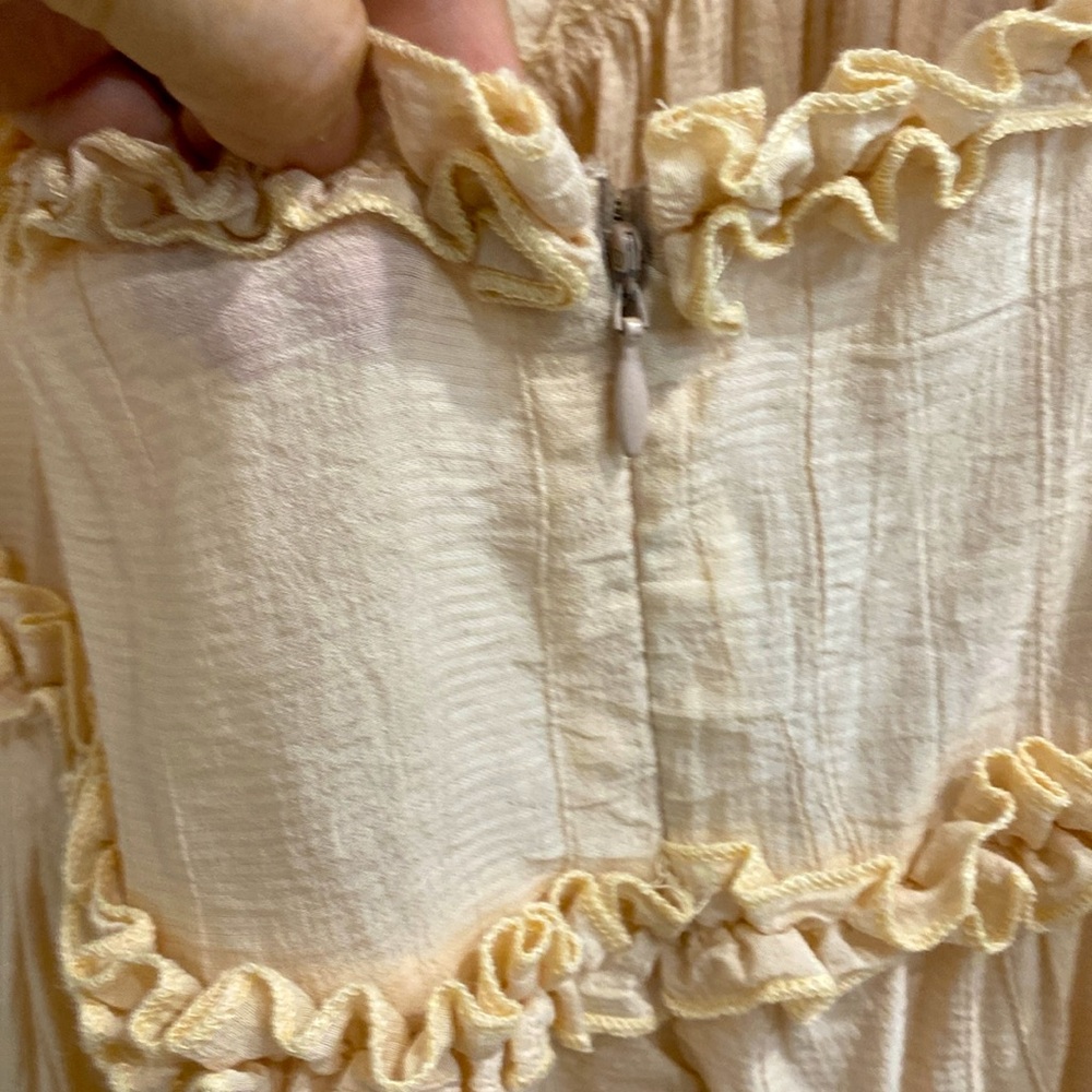 Vici Muted Emotion Tiered Ruffle Dress |Size Small - Picture 12 of 15